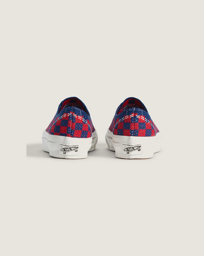 VANS Classic Slip-On Checkerboard 'Red' Shoes
