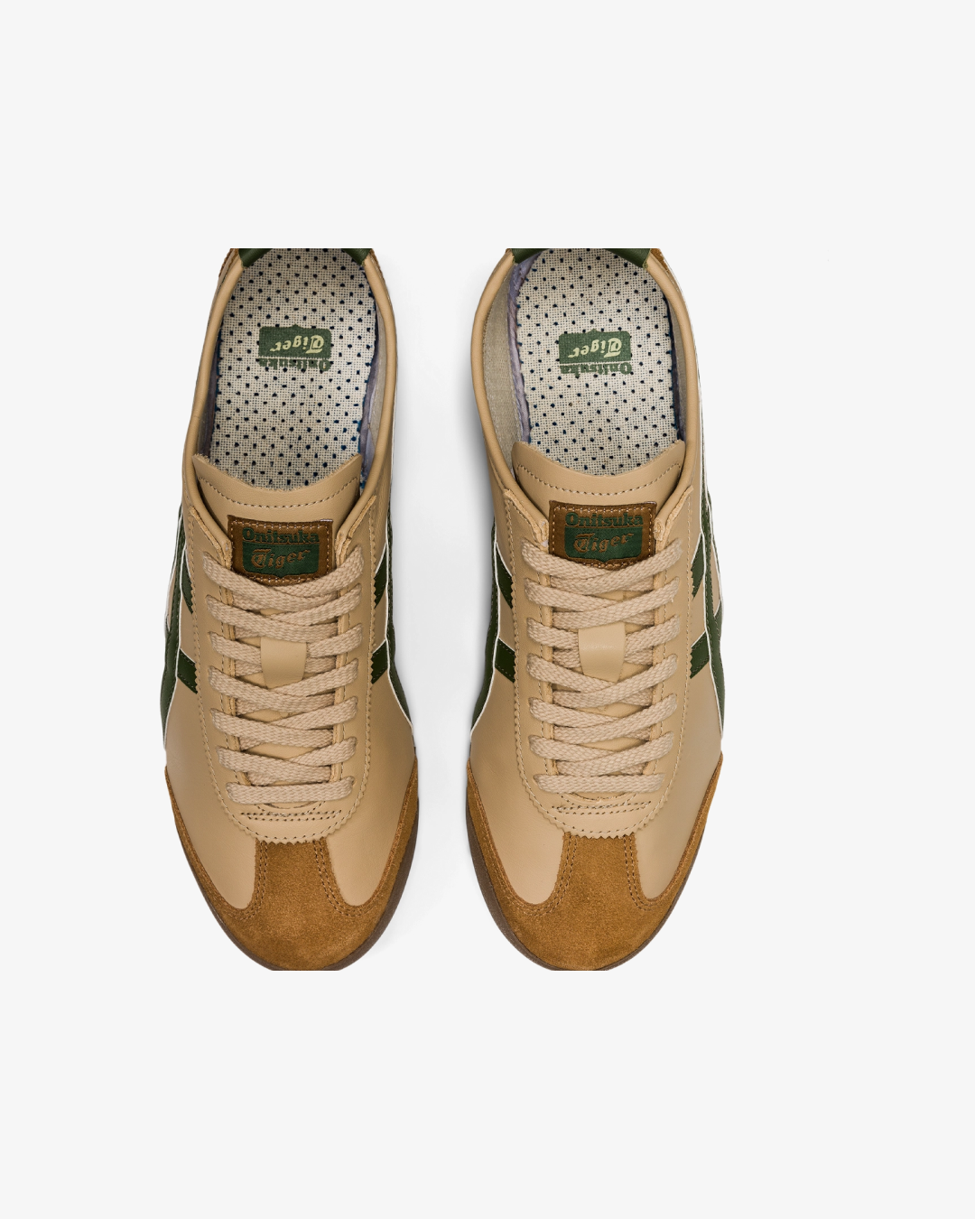 Onitsuka Tiger Mexico 66 “Beige/Grass Green” Sneakers