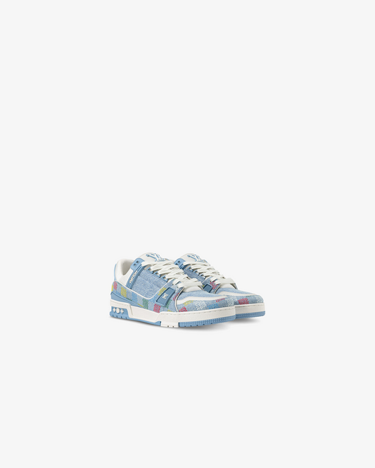 Louis Vuitton Trainer Denim Damier Sneakers