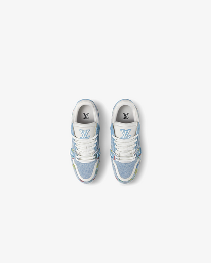Louis Vuitton Trainer Denim Damier Sneakers