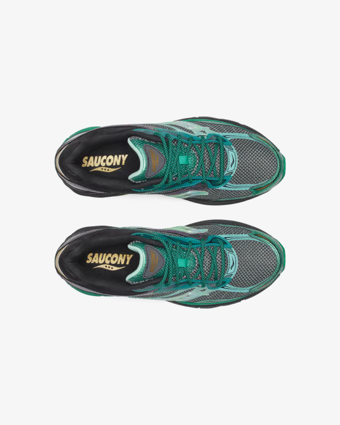 Saucony Pro Grid Omni 9 ‘Green Glow' Sneakers