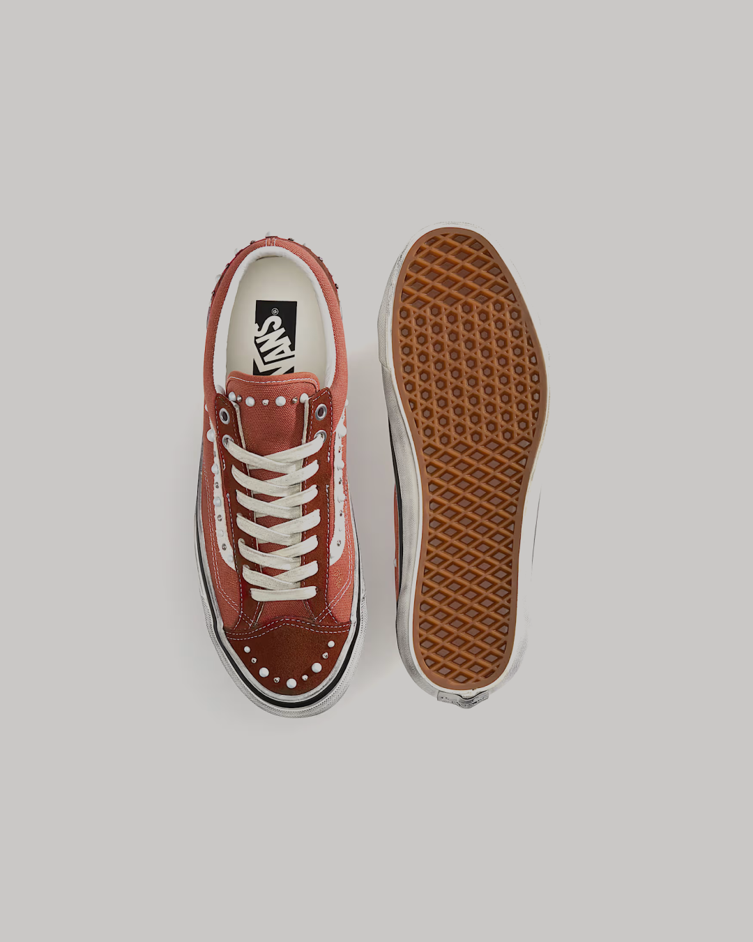 Vans Pearlized 'Brick Brown' Sneakers