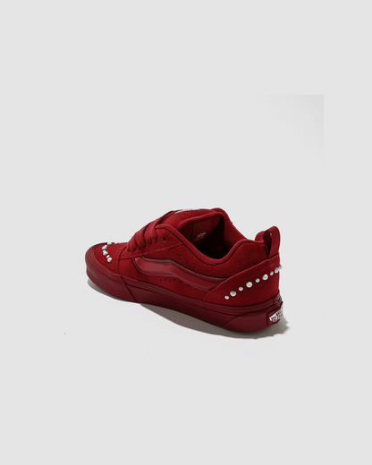 Vans Knu Skool Pearls Bordeaux 'Red' Skate Shoes