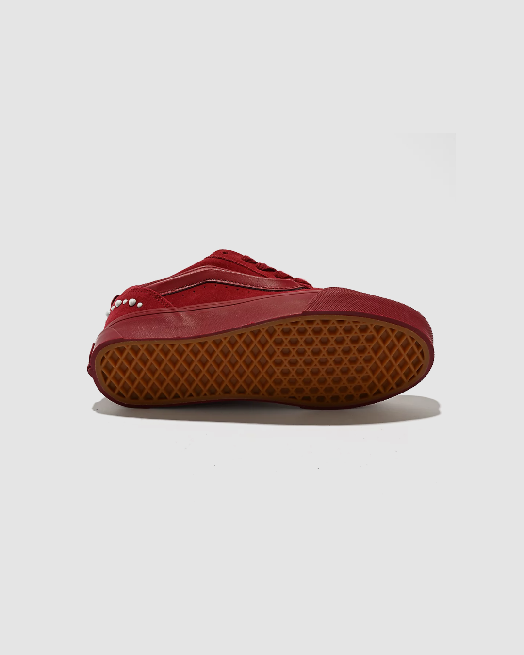 Vans Knu Skool Pearls Bordeaux 'Red' Skate Shoes