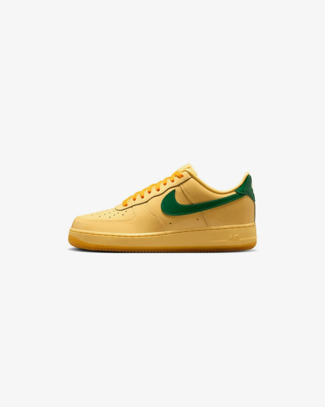 Nike Air Force 1 Low Patent 'Topaz Gold Pine Green' Sneakers