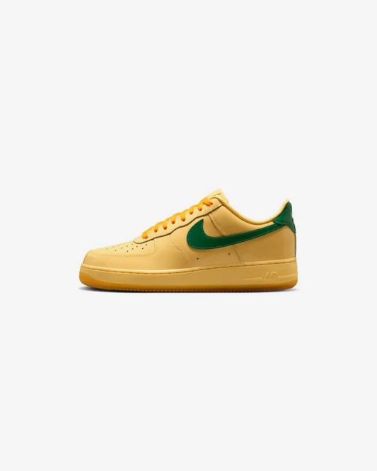 Nike Air Force 1 Low Patent 'Topaz Gold Pine Green' Sneakers