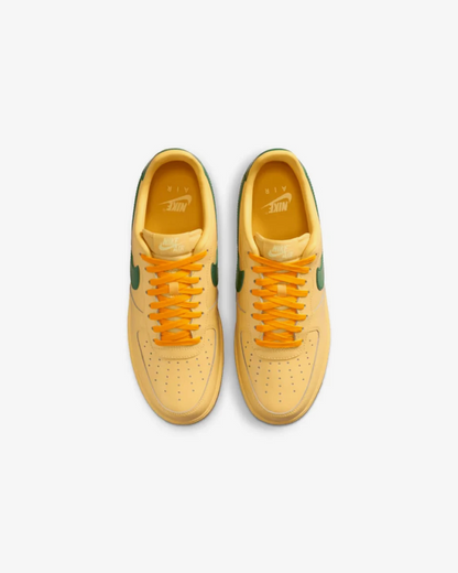 Nike Air Force 1 Low Patent 'Topaz Gold Pine Green' Sneakers