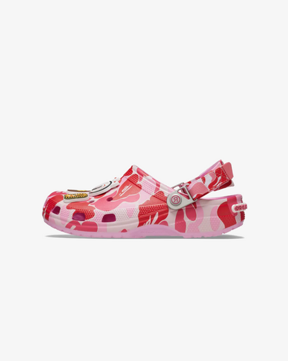 BAPE® x Crocs “Pink” Clog