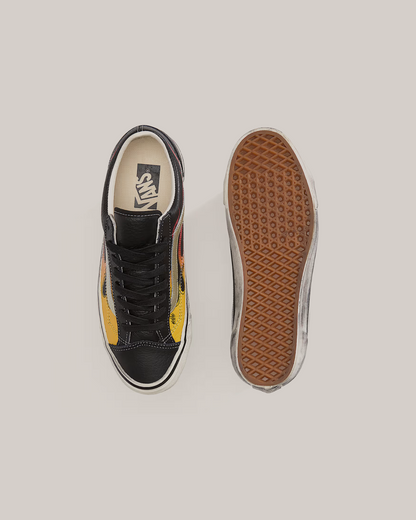 VANS Premium Old Skool 36 'Black' Flames Shoes