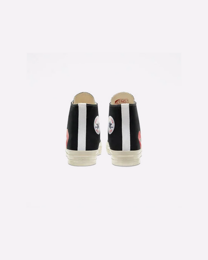 Converse x Comme des Garçons PLAY Chuck 70  'Black/White/High Risk Red' Sneakers