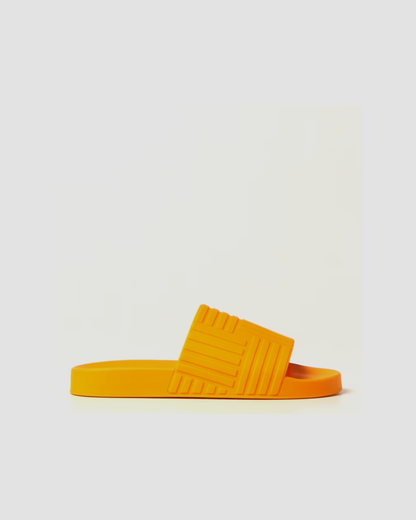 Bottega Veneta 'Orange' Rubber Slides
