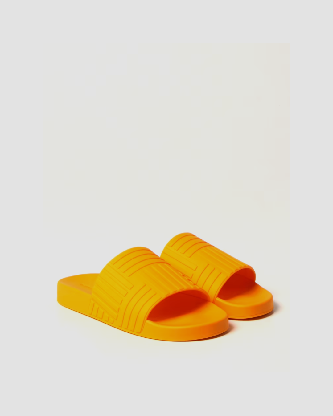 Bottega Veneta 'Orange' Rubber Slides