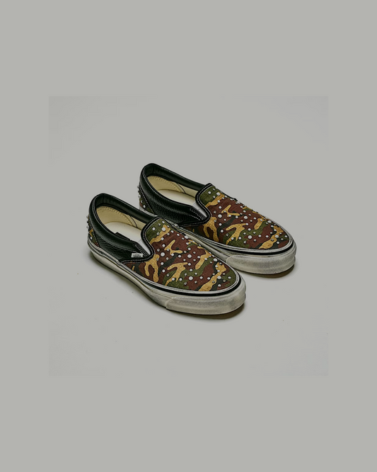 Vans LX Classic Slip-On 'Camo Black' Shoe