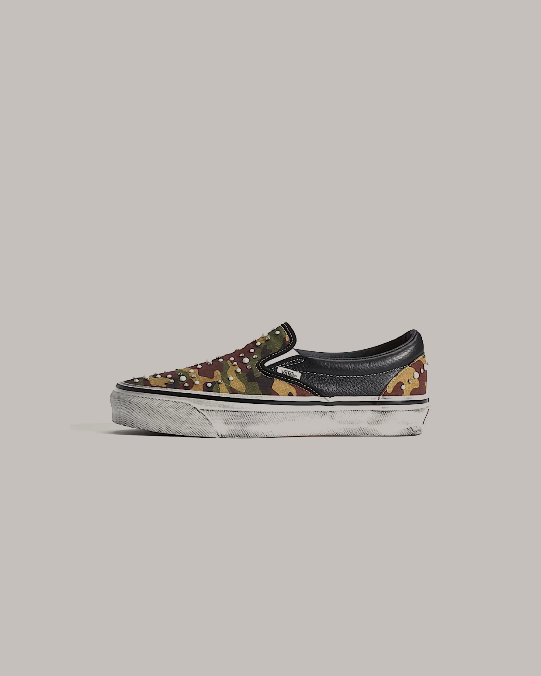 Vans LX Classic Slip-On 'Camo Black' Shoe