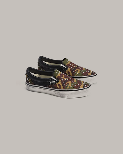 Vans LX Classic Slip-On 'Camo Black' Shoe