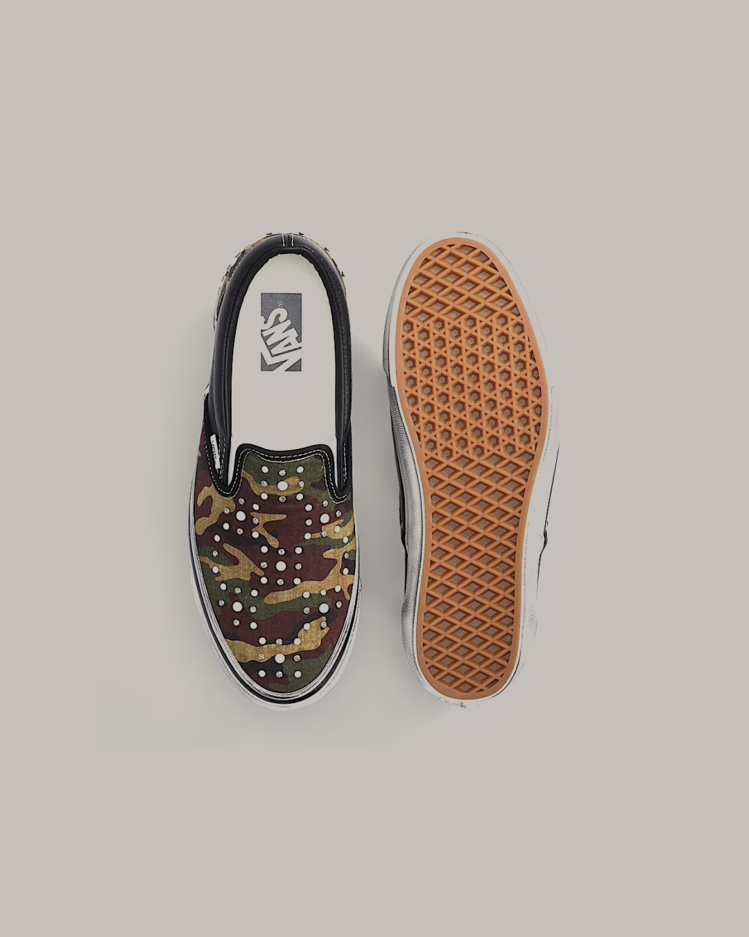 Vans LX Classic Slip-On 'Camo Black' Shoe