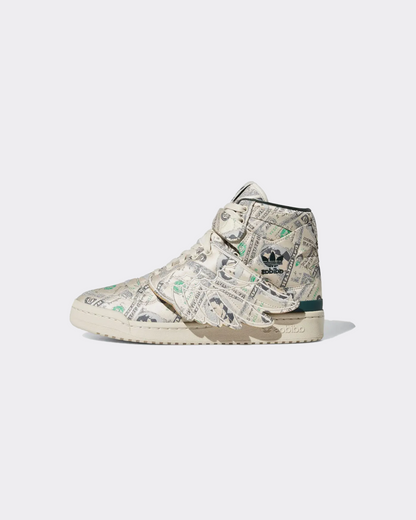 Jeremy Scott x Adidas Forum Hi Wings 1.0 “Money” Sneakers