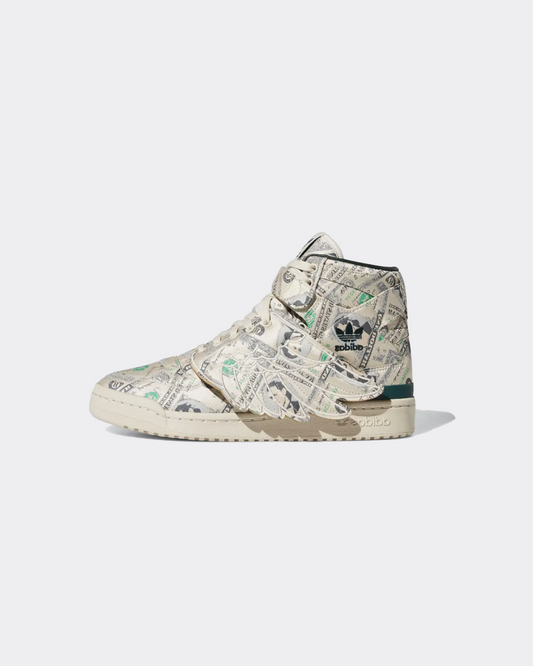 Jeremy Scott x Adidas Forum Hi Wings 1.0 “Money” Sneakers