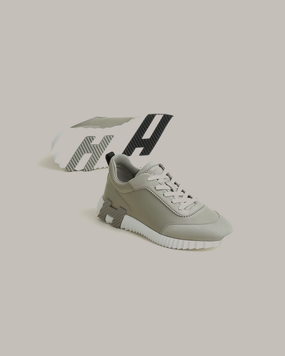Hermès Bouncing “Gris Arctique” Sneakers