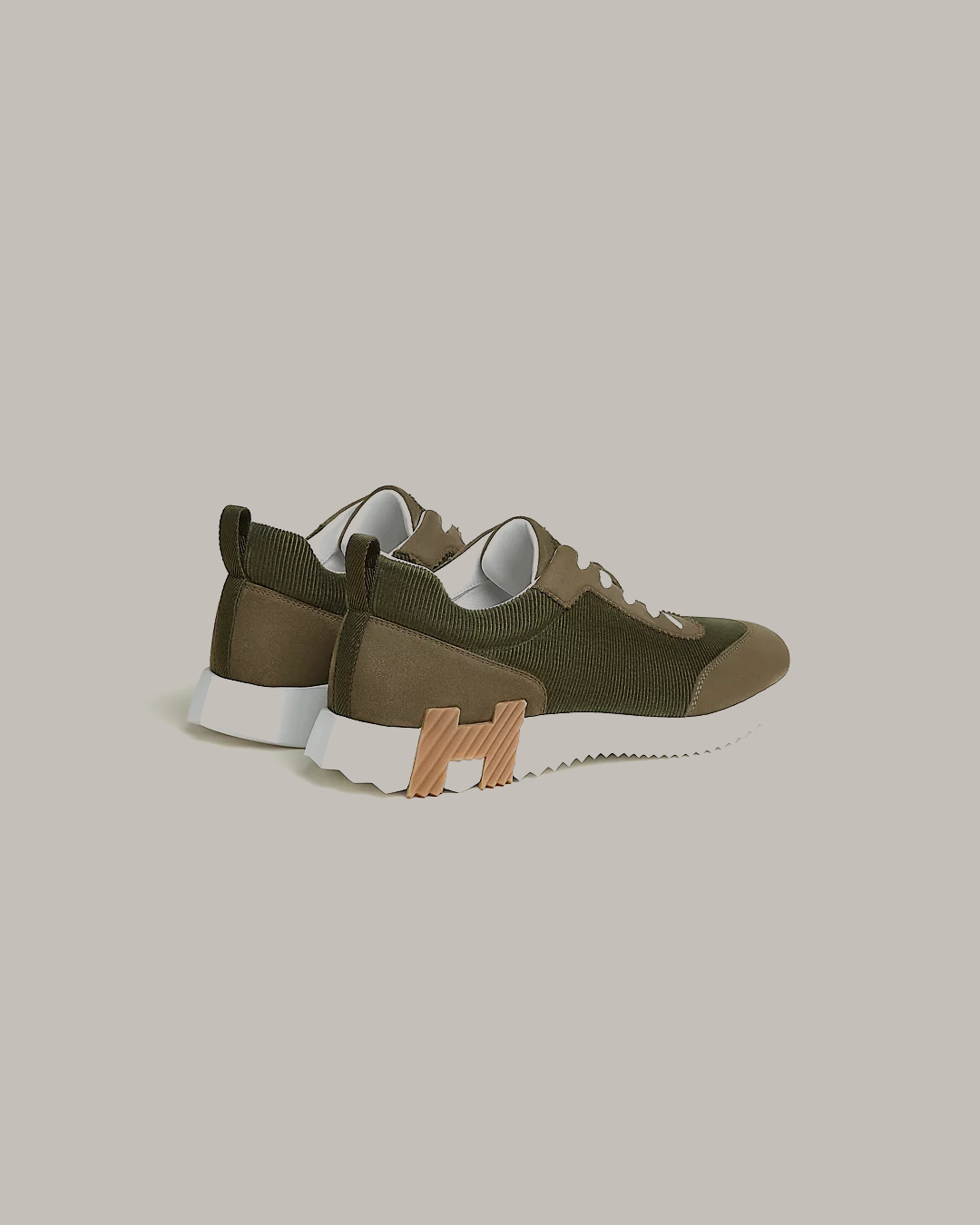Hermès Bouncing “Vert Toundra” Sneakers
