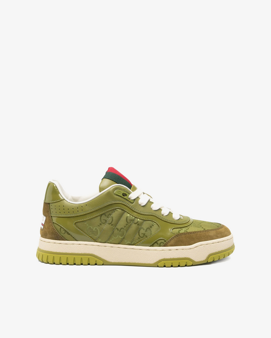 Gucci Re-Web 'Olive Green' Sneakers