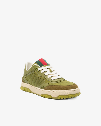 Gucci Re-Web 'Olive Green' Sneakers