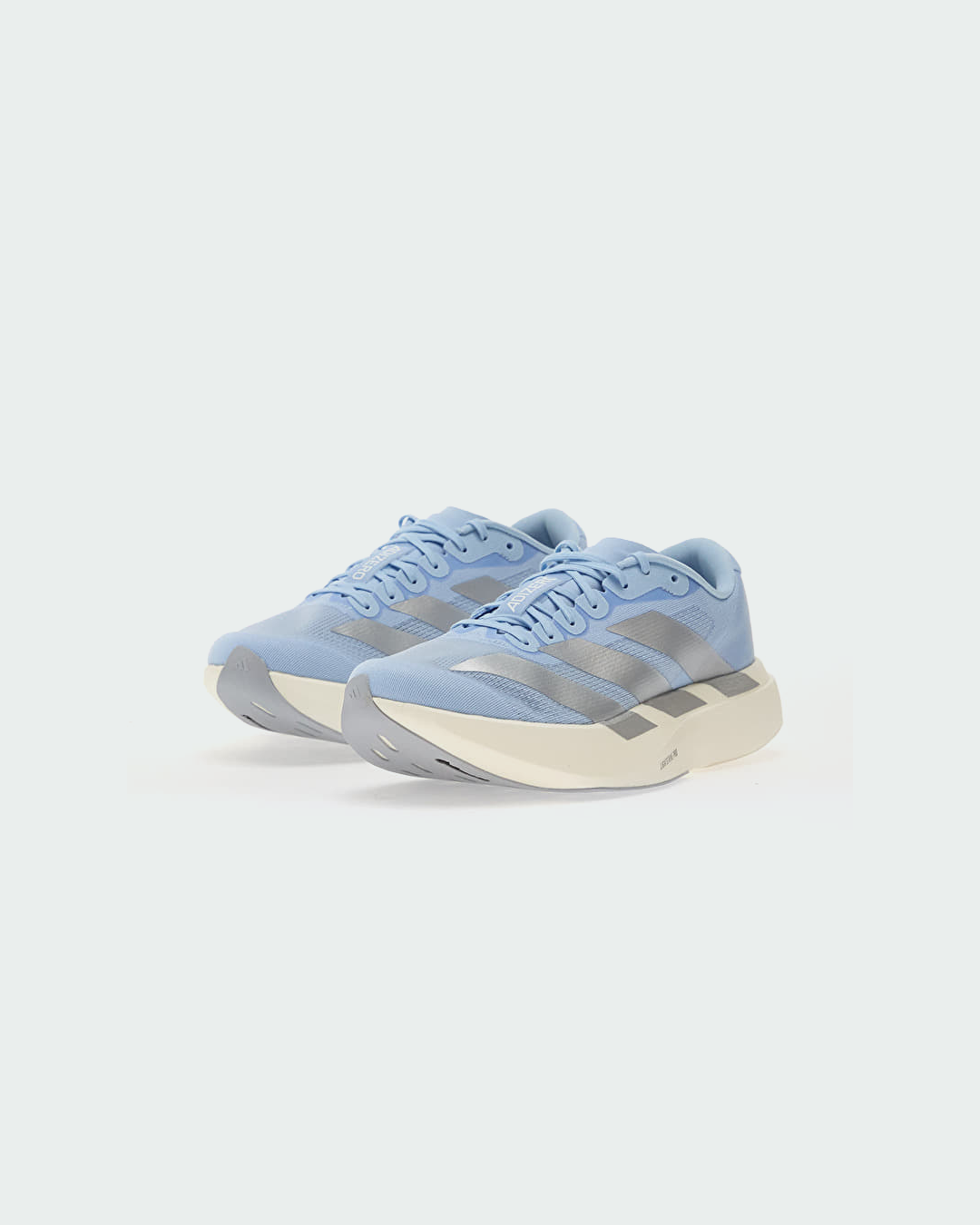 Adidas Adizero Evo SL 'Glow Blue / Silver Metallic / Cloud White' Sneakers