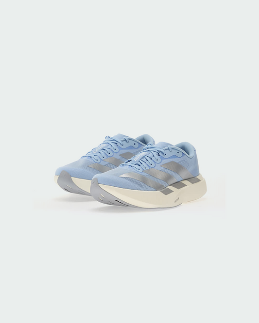 Adidas Adizero Evo SL 'Glow Blue / Silver Metallic / Cloud White' Sneakers