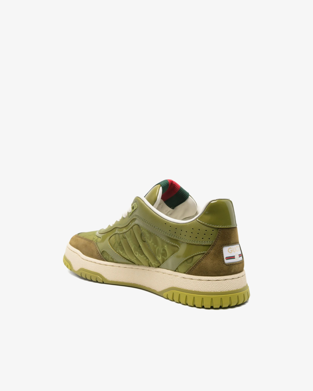 Gucci Re-Web 'Olive Green' Sneakers