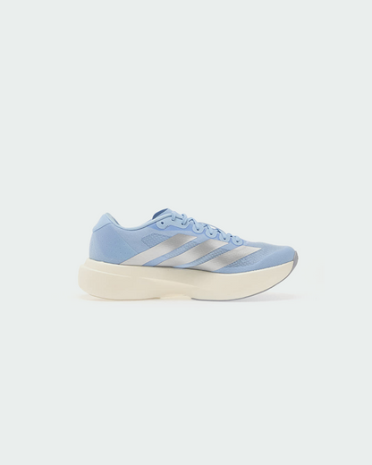 Adidas Adizero Evo SL 'Glow Blue / Silver Metallic / Cloud White' Sneakers