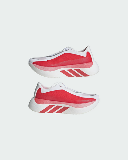 Adidas HyperBoost Edge 'Cloud White / Pure Ruby / Zero Metalic' Running Sneakers