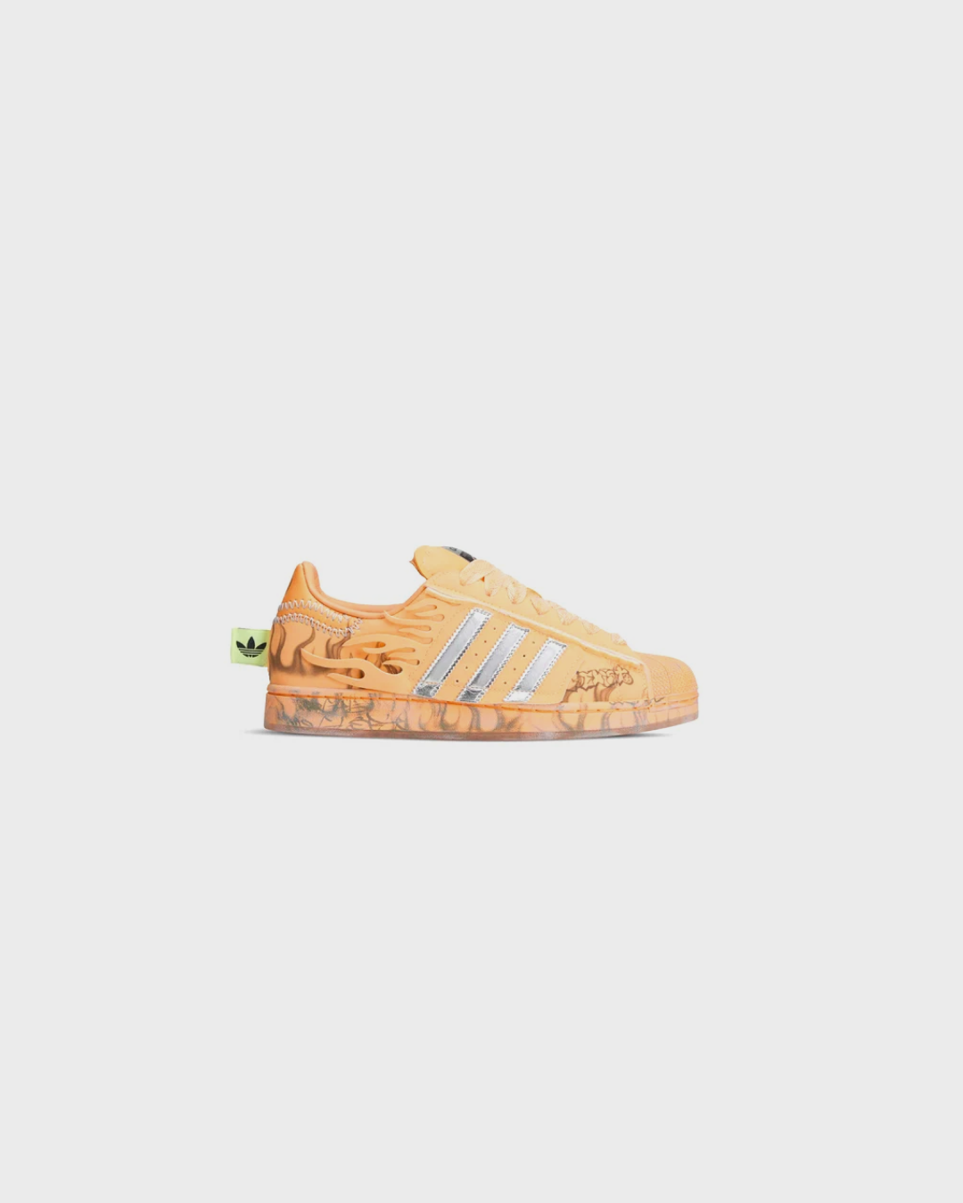 Hellstar x Adidas Superstar "Hazy Orange" Sneakers