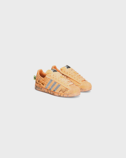 Hellstar x Adidas Superstar "Hazy Orange" Sneakers
