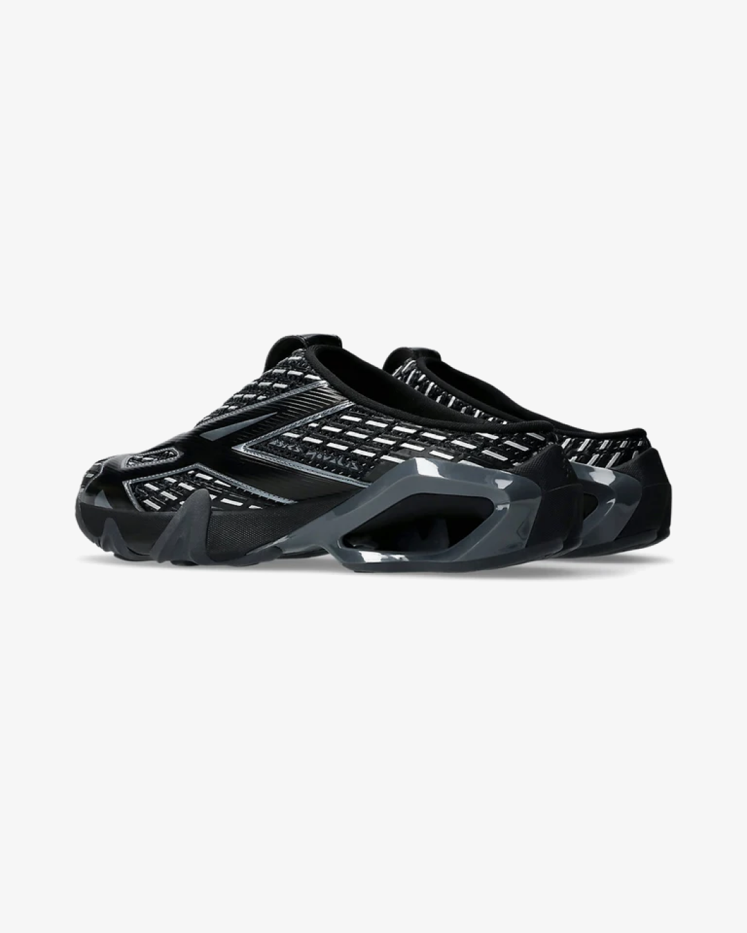 Kiko Kostadinov x  Asics Novalis Gel-Styrax 'Black/Silver' Mule