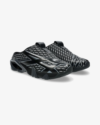 Kiko Kostadinov x  Asics Novalis Gel-Styrax 'Black/Silver' Mule