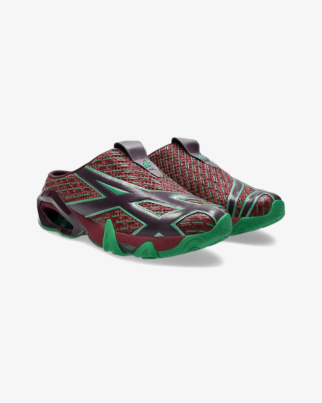 Kiko Kostadinov x  Asics Novalis Gel-Styrax 'Brown/Green' Mule