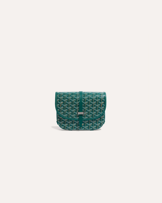 Goyard Goyardine Belvedere Messenger 'Green' Bag