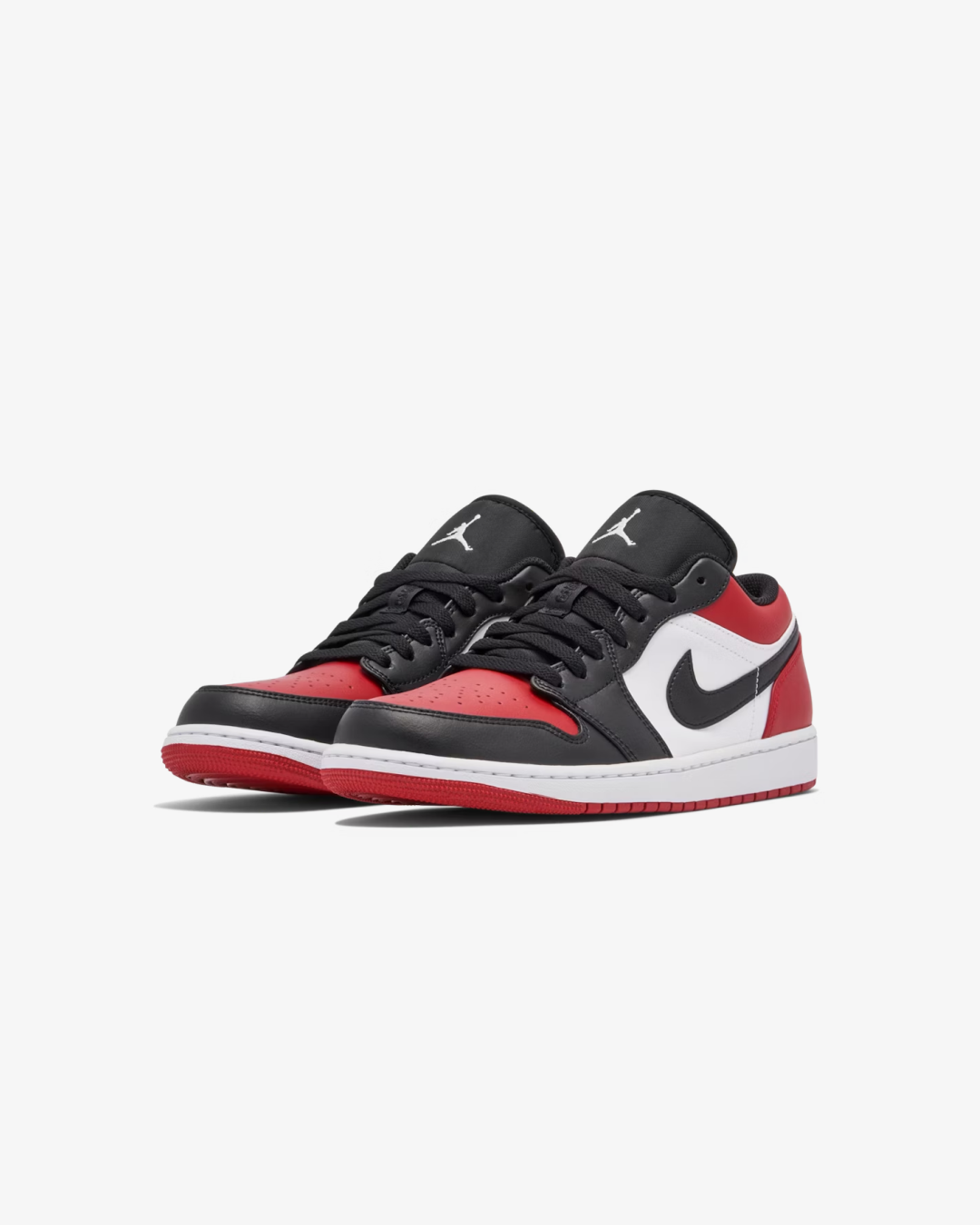 Nike Jordan 1 Low Bred Toe Sneakers