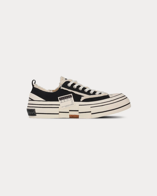 xVESSEL - G.O.P Black Low Top Sneakers