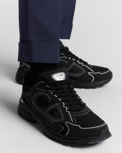 Dior B30 Sneaker - Black Mesh and Technical Fabric