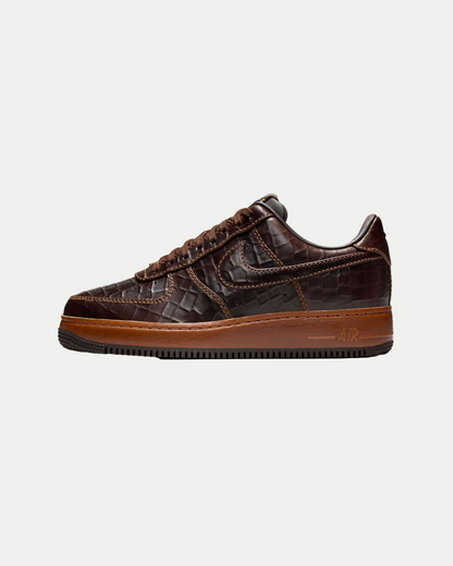 Nike Air Force 1 Low Textured Croc Fauna Brown